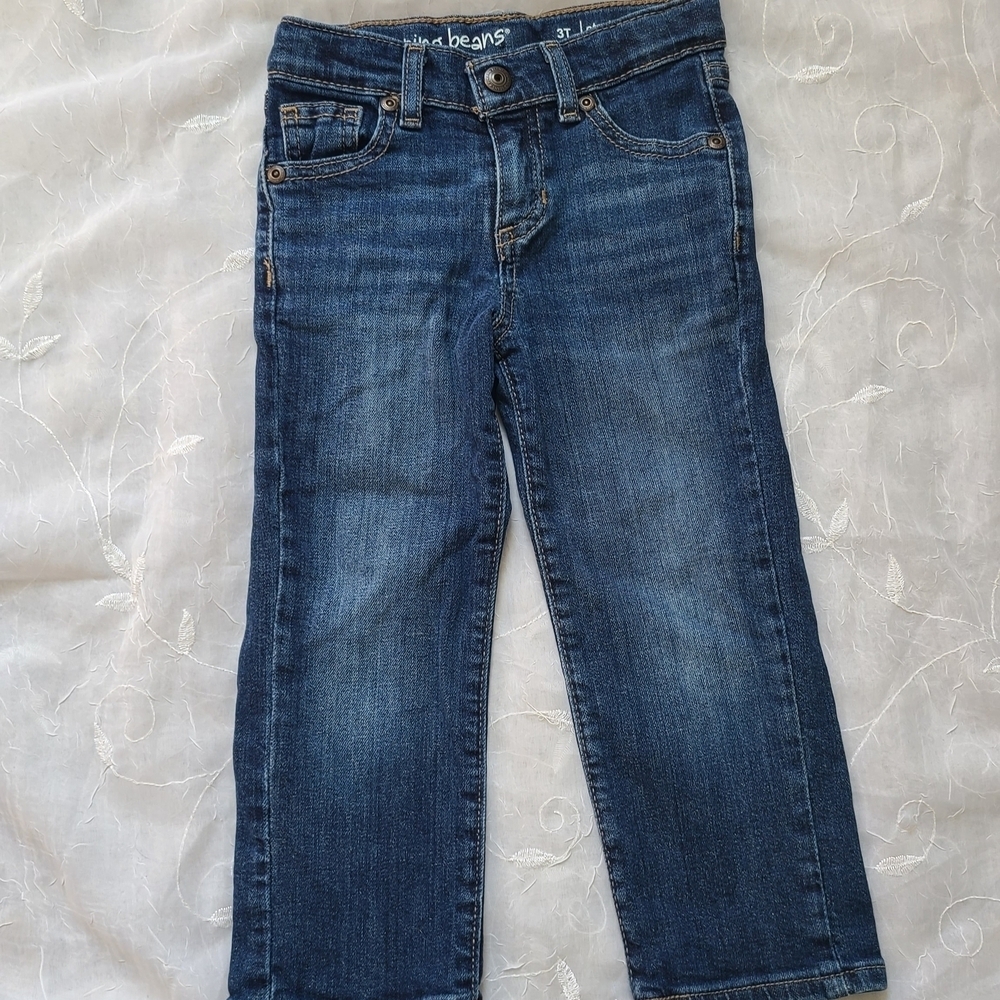 Jumping Beans Blue Straight Leg Jeans with Classic Style For Boys - Picture 2 of 8